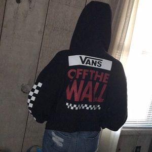 Cropped Vans jacket with hood SOLD!! DO NOT BUY